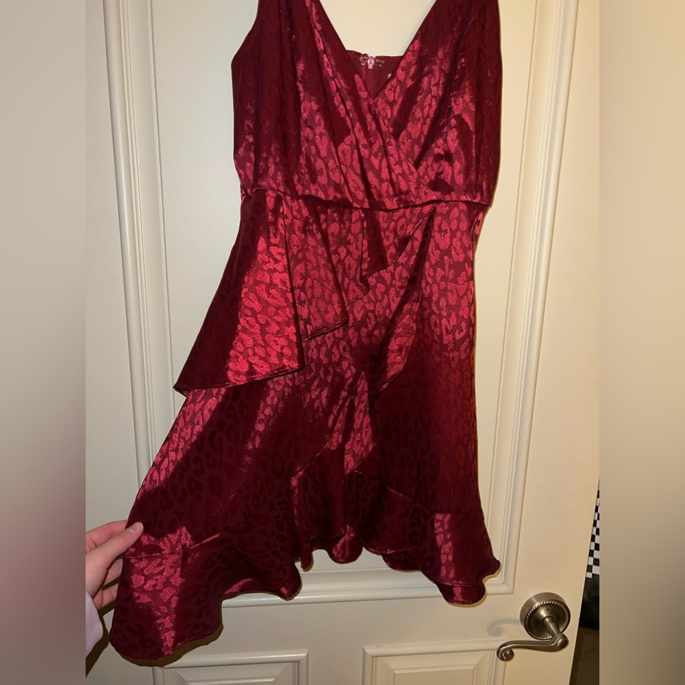 altar’d state red leopard dress - Picture 6 of 8